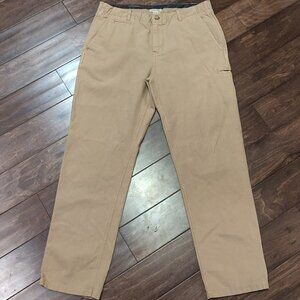 Carbon2Cobalt A Cut Above Chino Pants In British Khaki SIZE 36